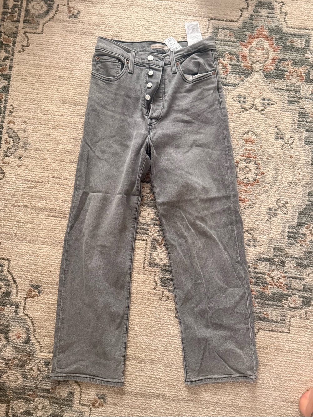Levi's Women's Straight Leg Jeans in Gray